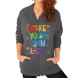 Zip Hoodie (on woman) Asphalt - appstest1